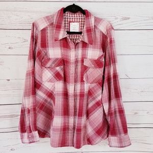 Plaid Western Cowboy Shirt
